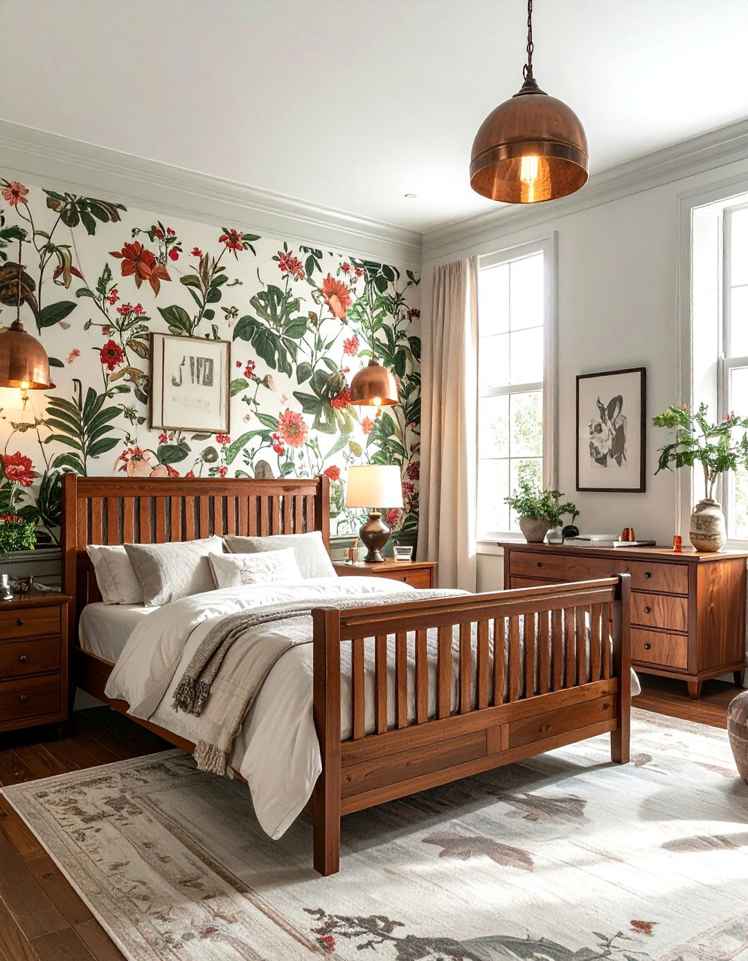 Arts and crafts bedroom - 30 period home bedroom ideas