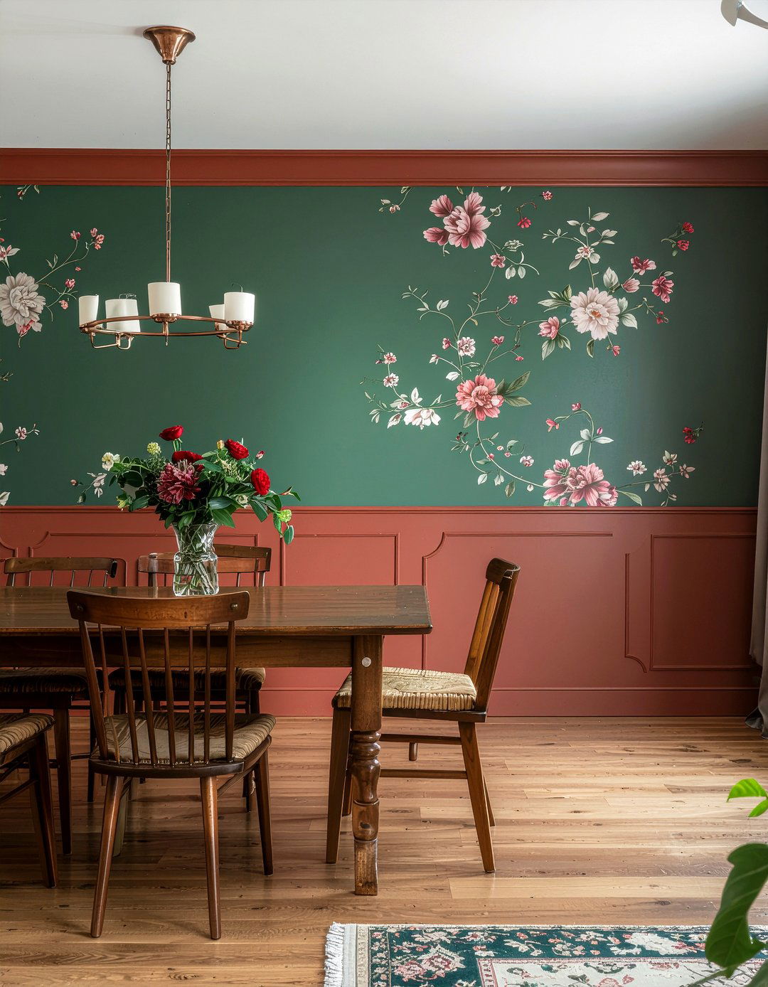 Arts and crafts wallpaper - 30 craftsman dining room ideas