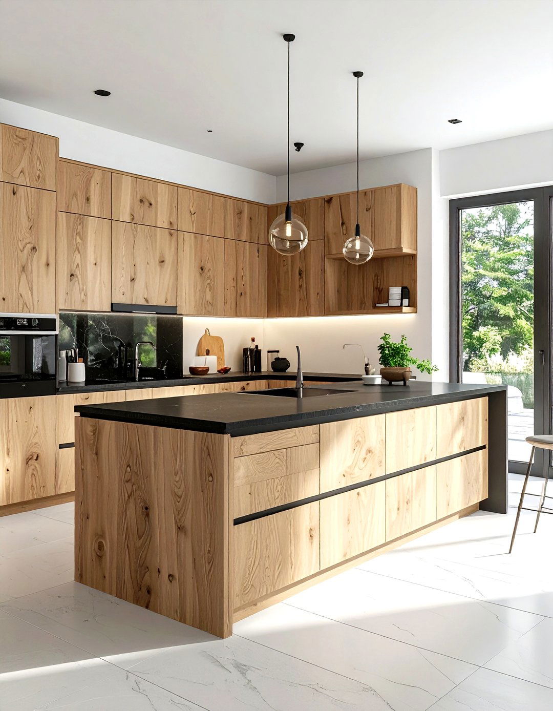 Ash Wood Kitchen - 30 wood tone kitchen ideas