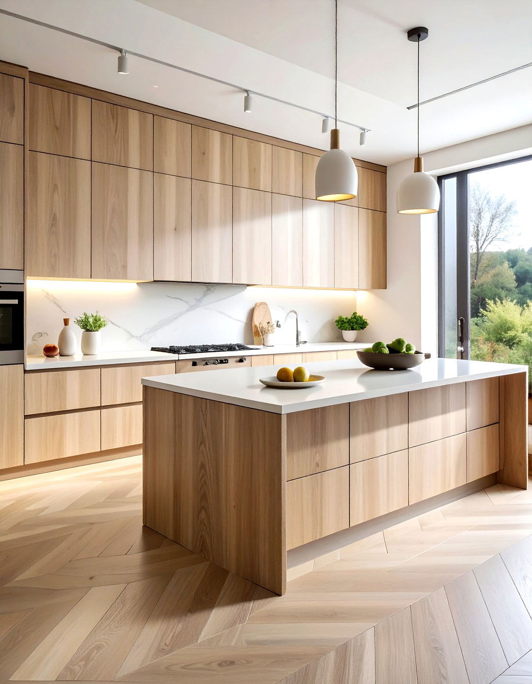 Ash Wood Kitchen Cabinets - 30 warm wood kitchen ideas