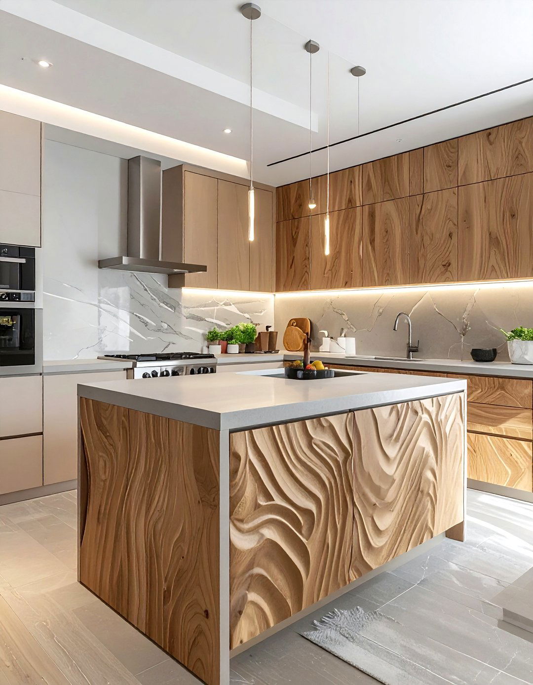 Ash wood kitchen - 30 natural wood kitchen ideas