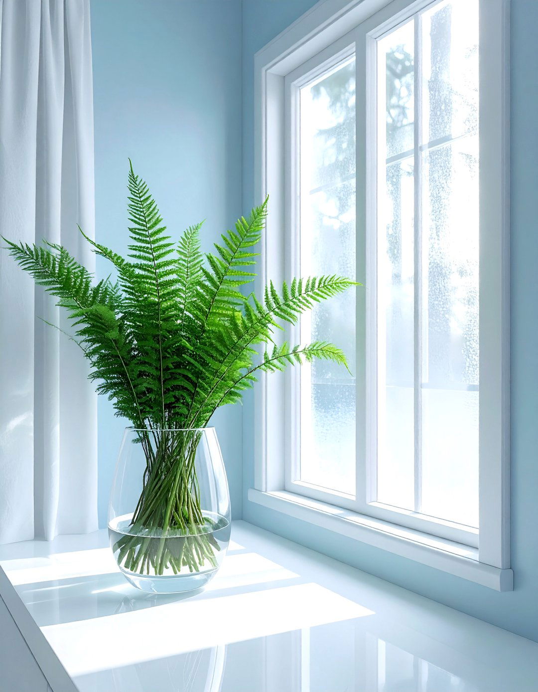 Asparagus Fern Bathroom Window - 30 bathroom fern ideas