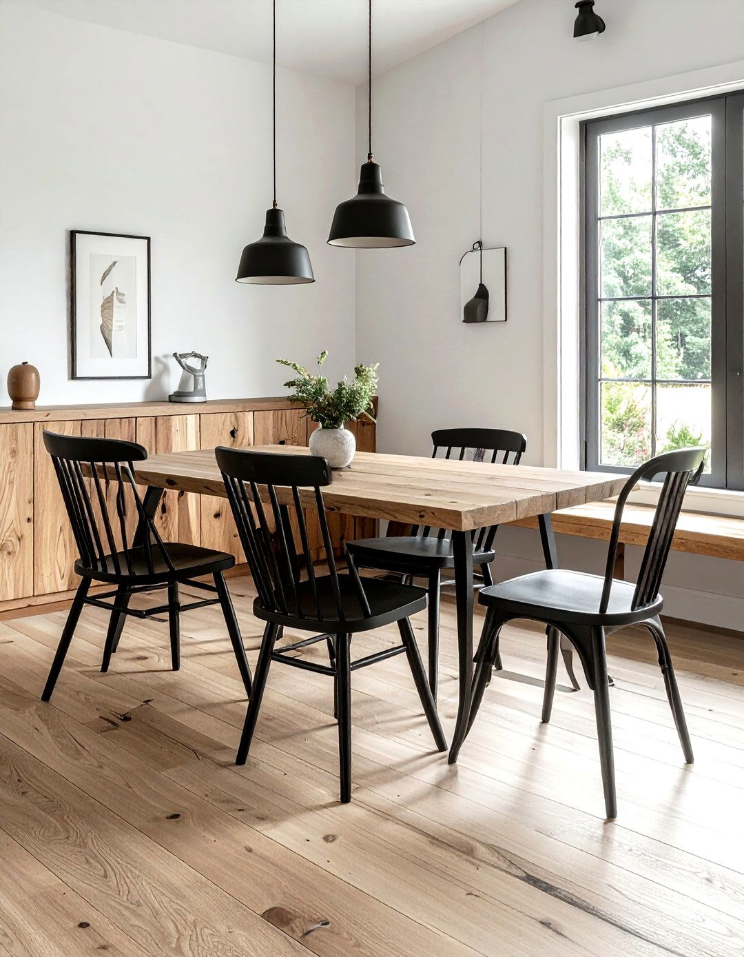 Asymmetrical Dining Chairs - 30 decor asymmetry ideas