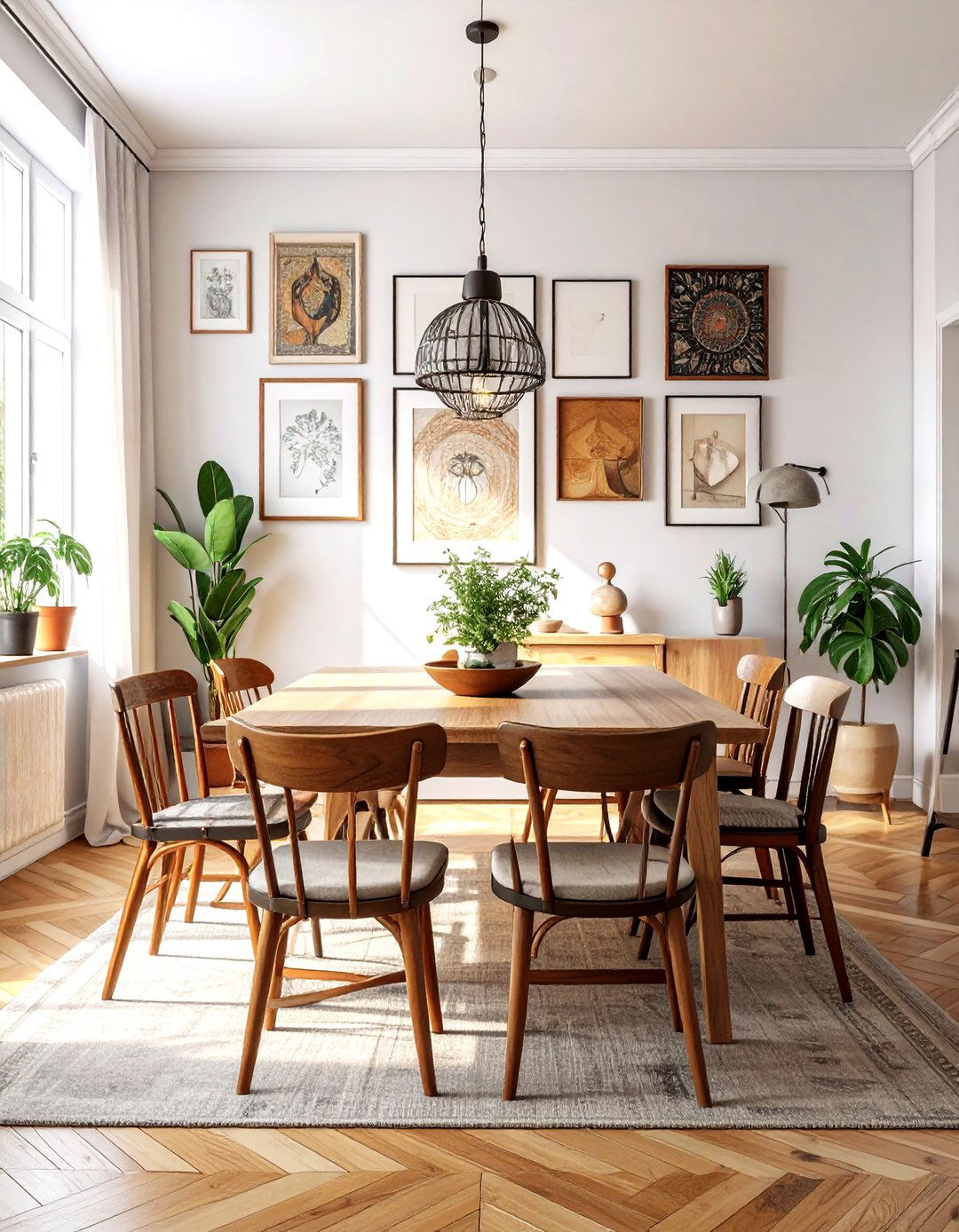 Asymmetrical Dining Room Furniture - 30 oddly shaped dining room ideas