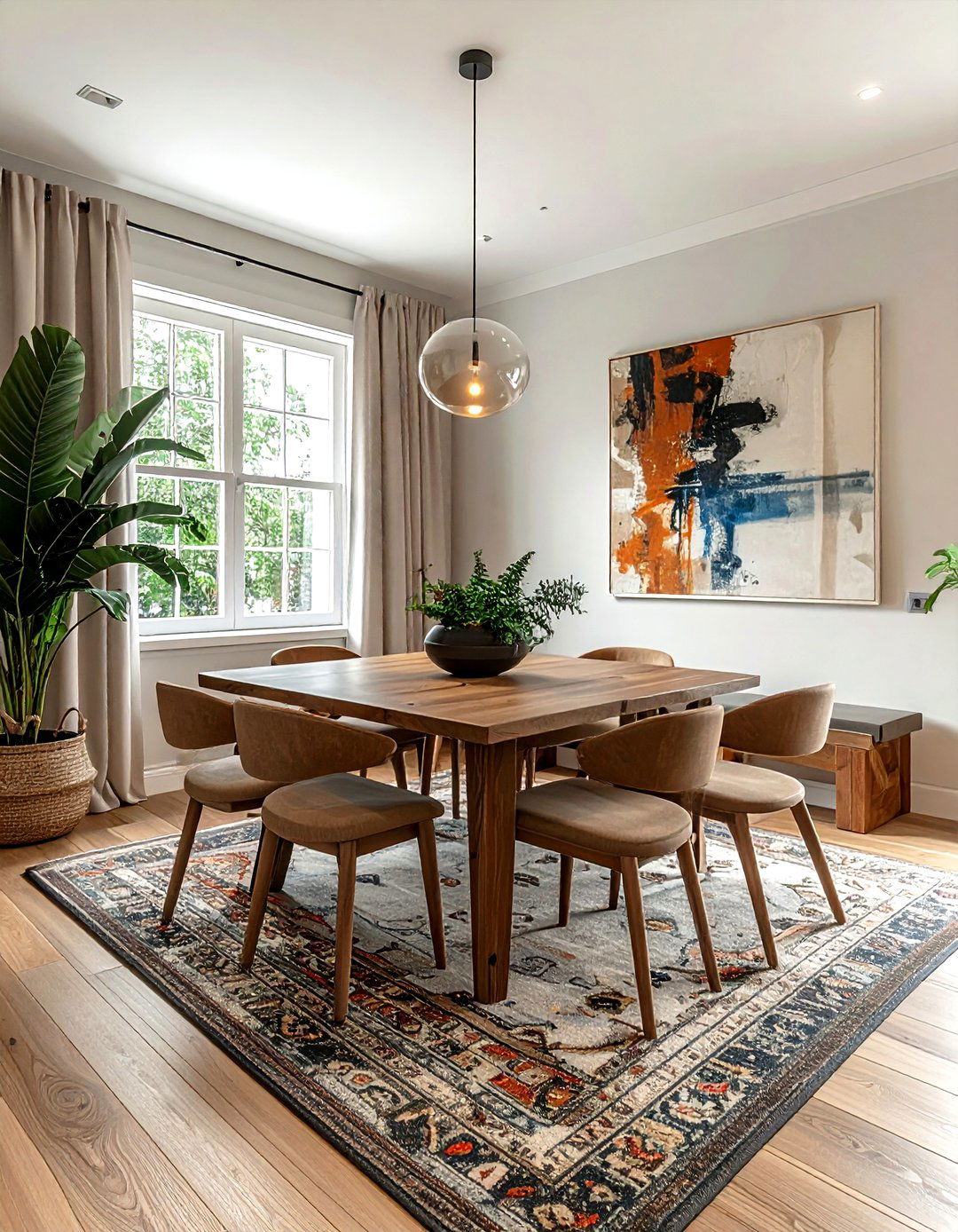 Asymmetrical Dining Room - 30 dining room furniture placement