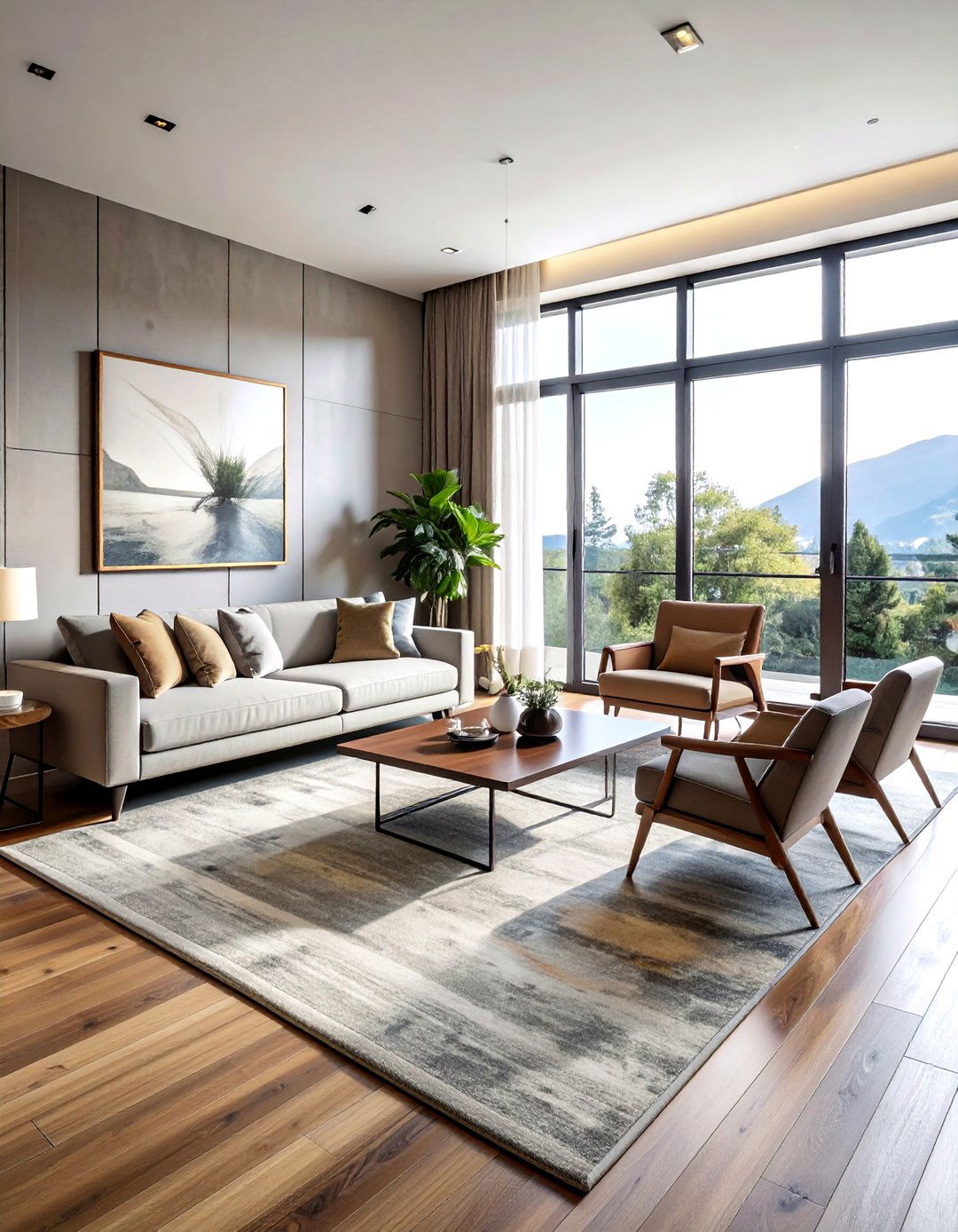 Asymmetrical Living Room Layout - 30 living room space planning ideas