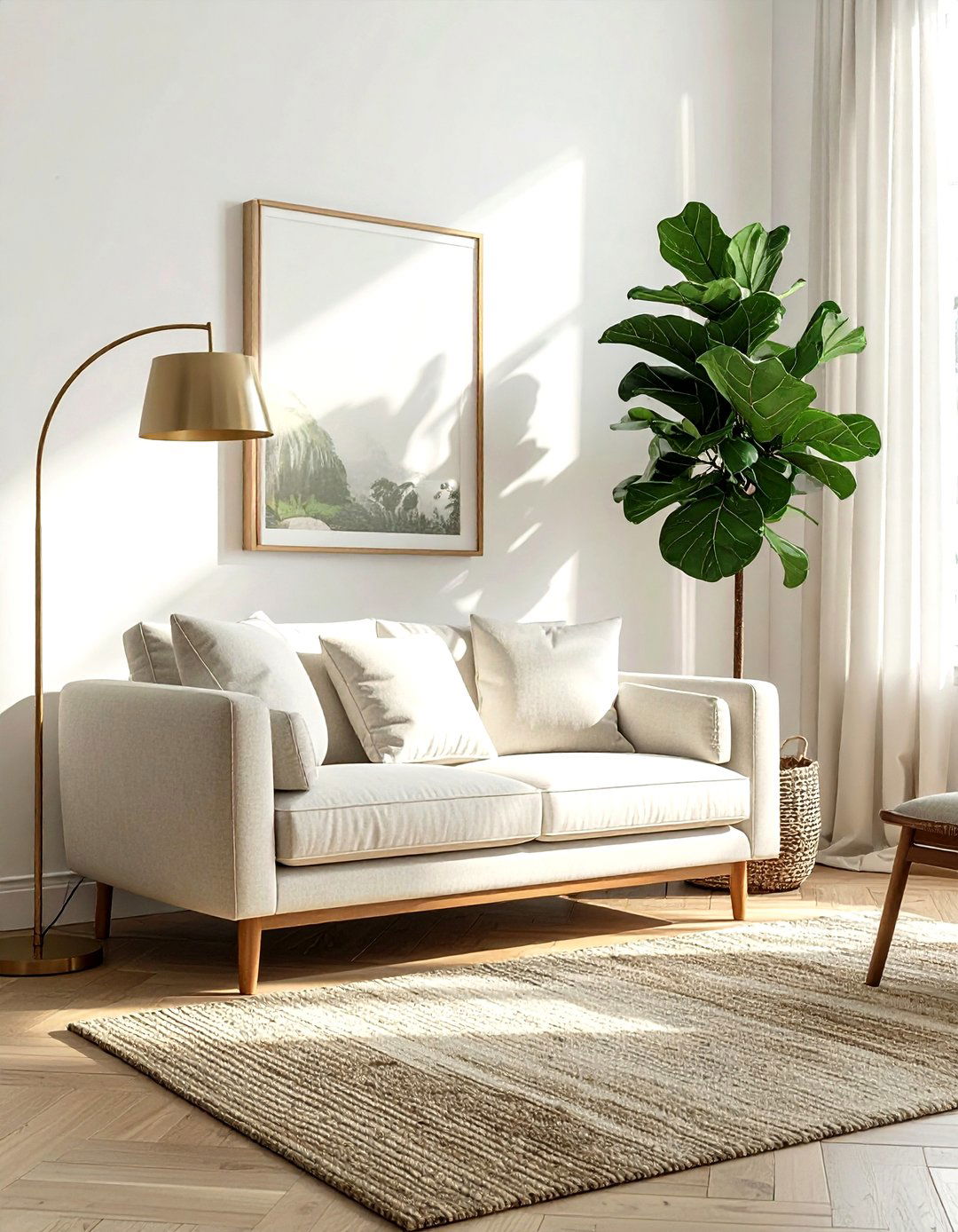 Asymmetrical living room - 30 decorating rules to break