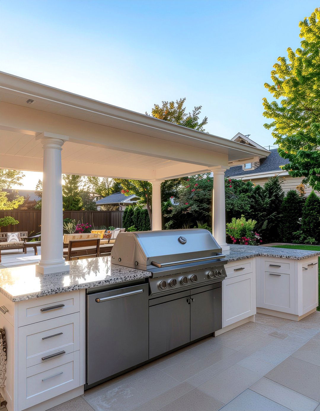Attached Patio Roof Kitchen - 30 covered outdoor kitchen ideas