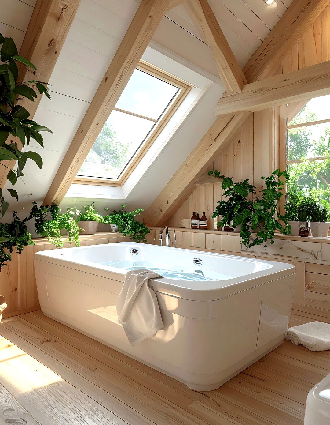 Attic Bathroom Jetted Tub - 30 jetted tub ideas