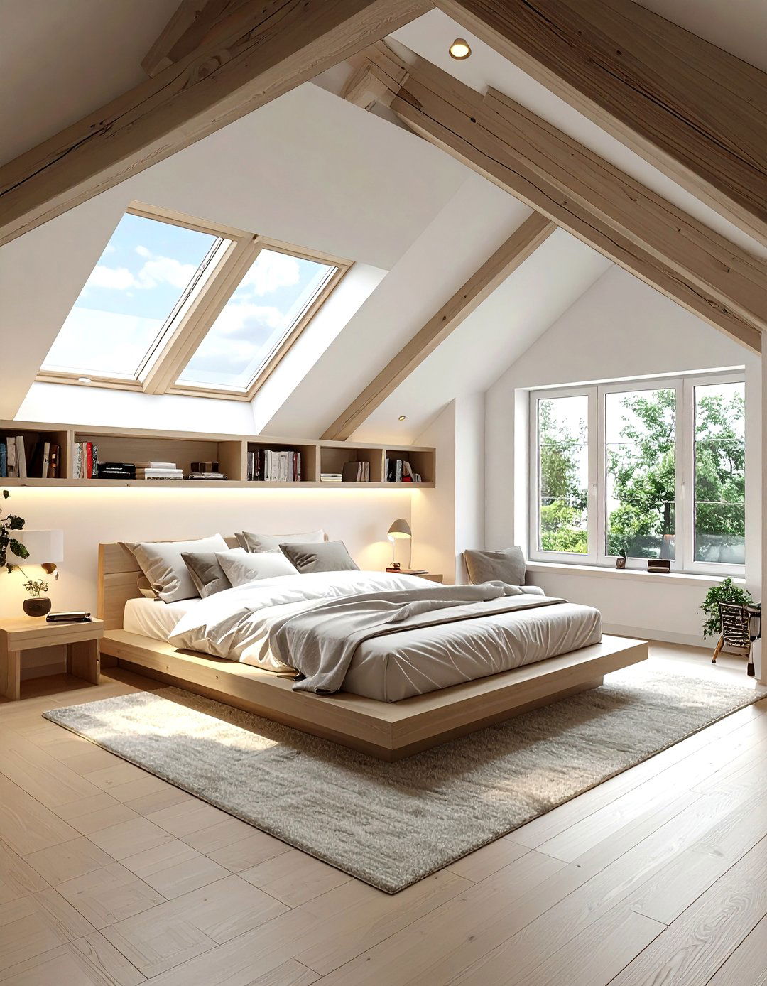 Attic Bedroom - 30 move in ready bedroom ideas