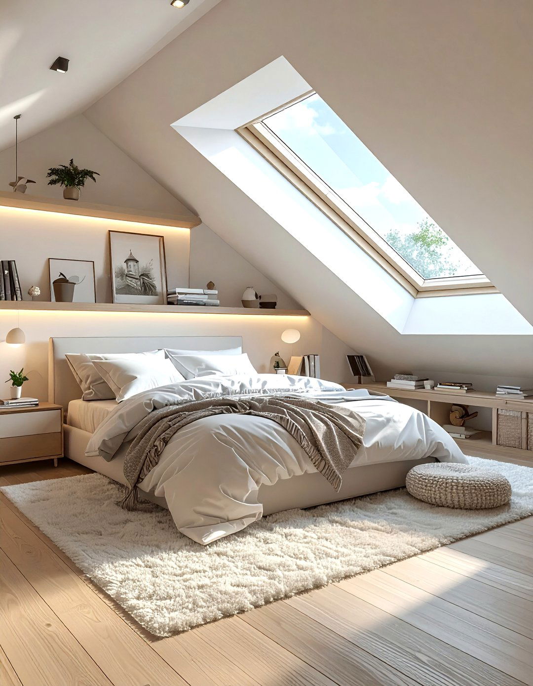 Attic Bedroom - 30 bedroom redesign ideas