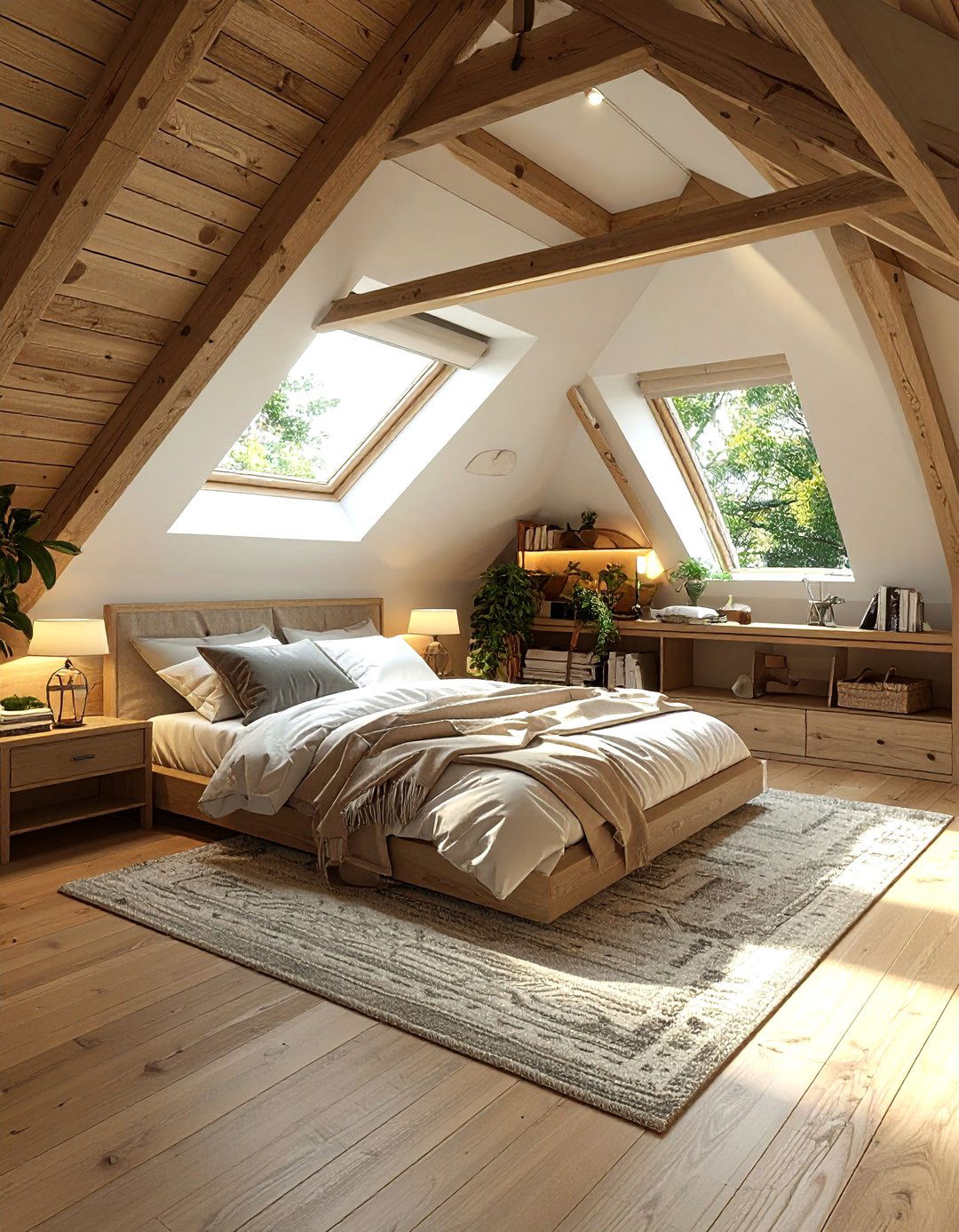 Attic Bedroom Floor Plan - 30 bedroom space planning ideas