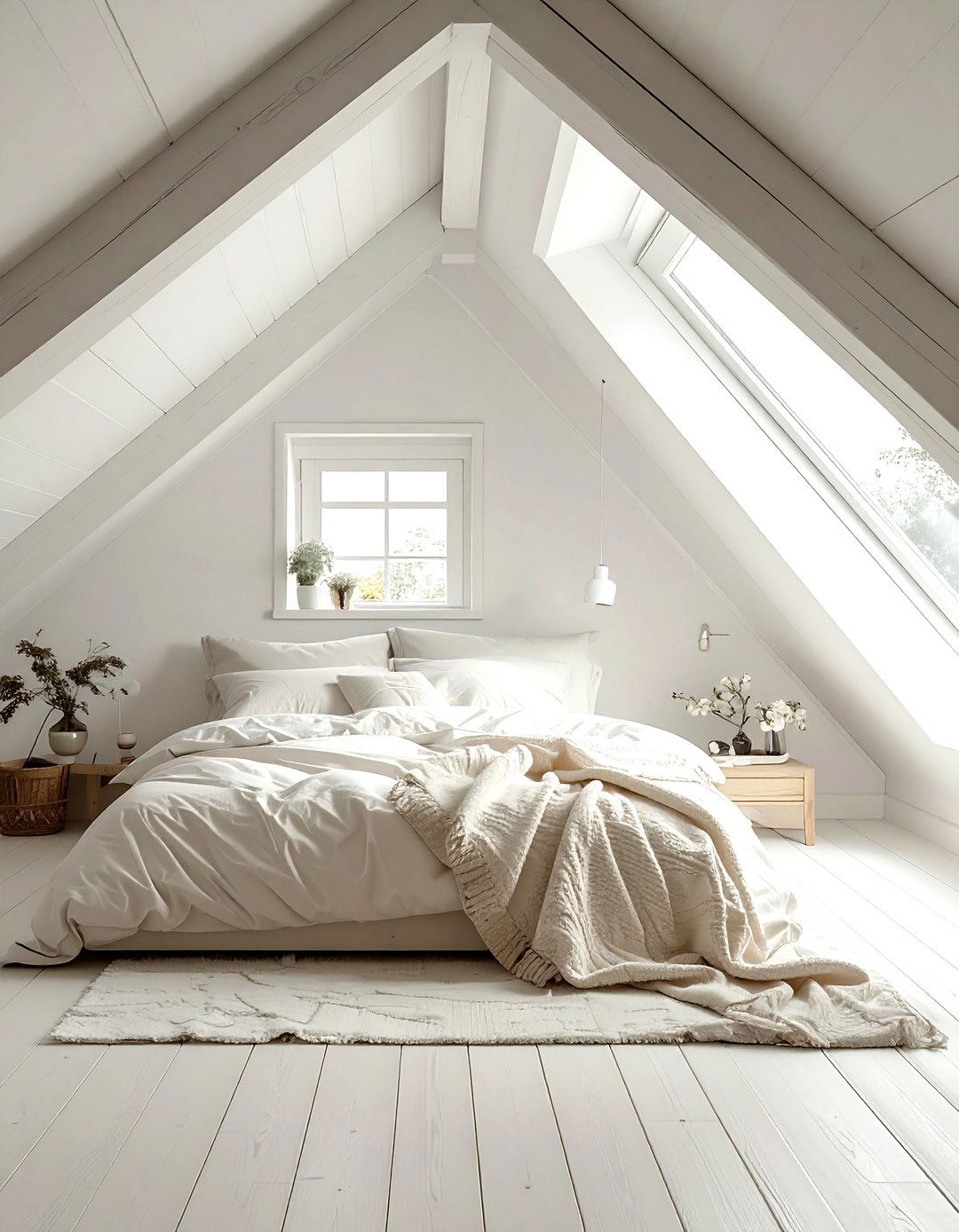 Attic Cream And White Bedroom - 30 cream and white bedroom ideas