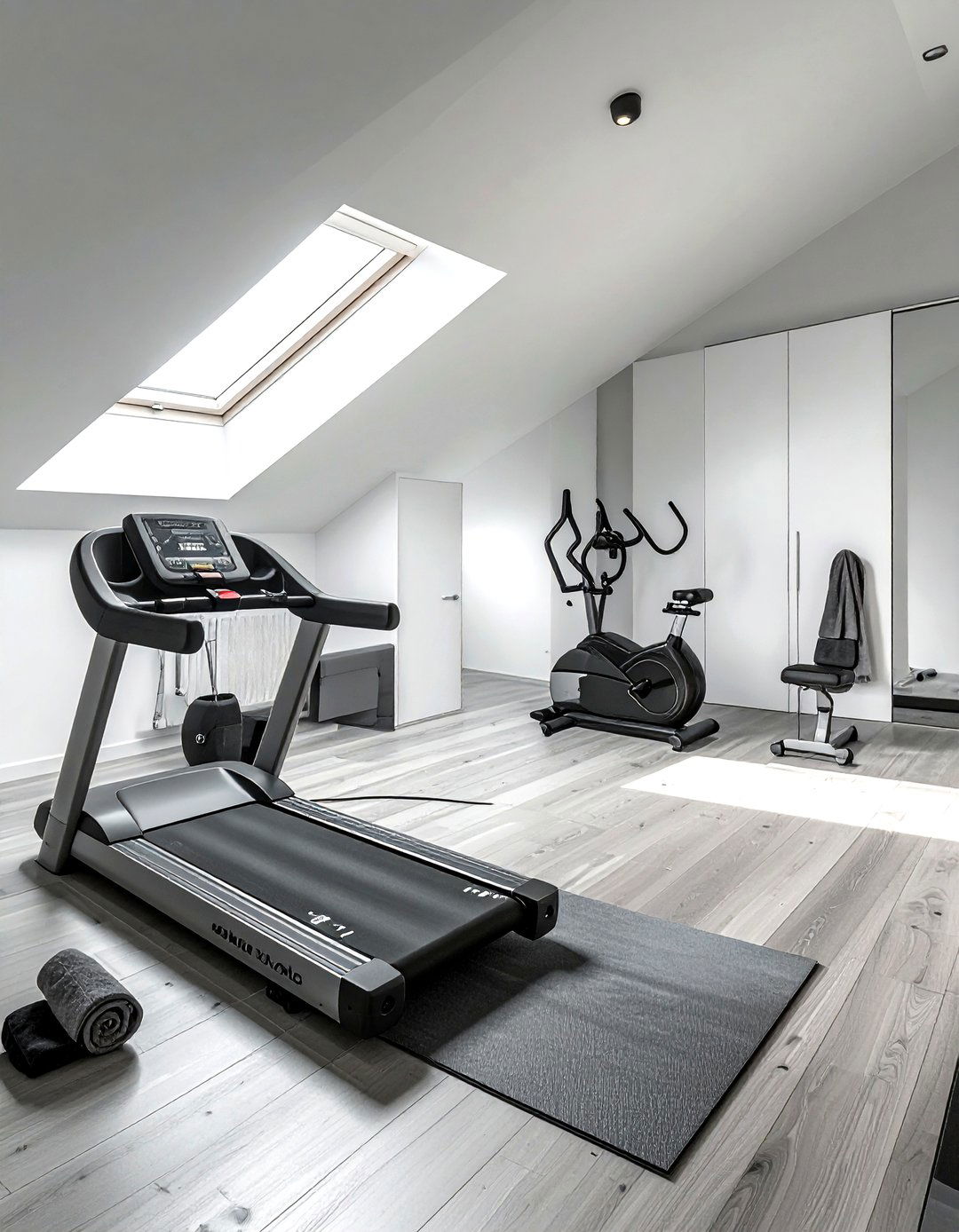 Attic Gym - 30 attic decor ideas