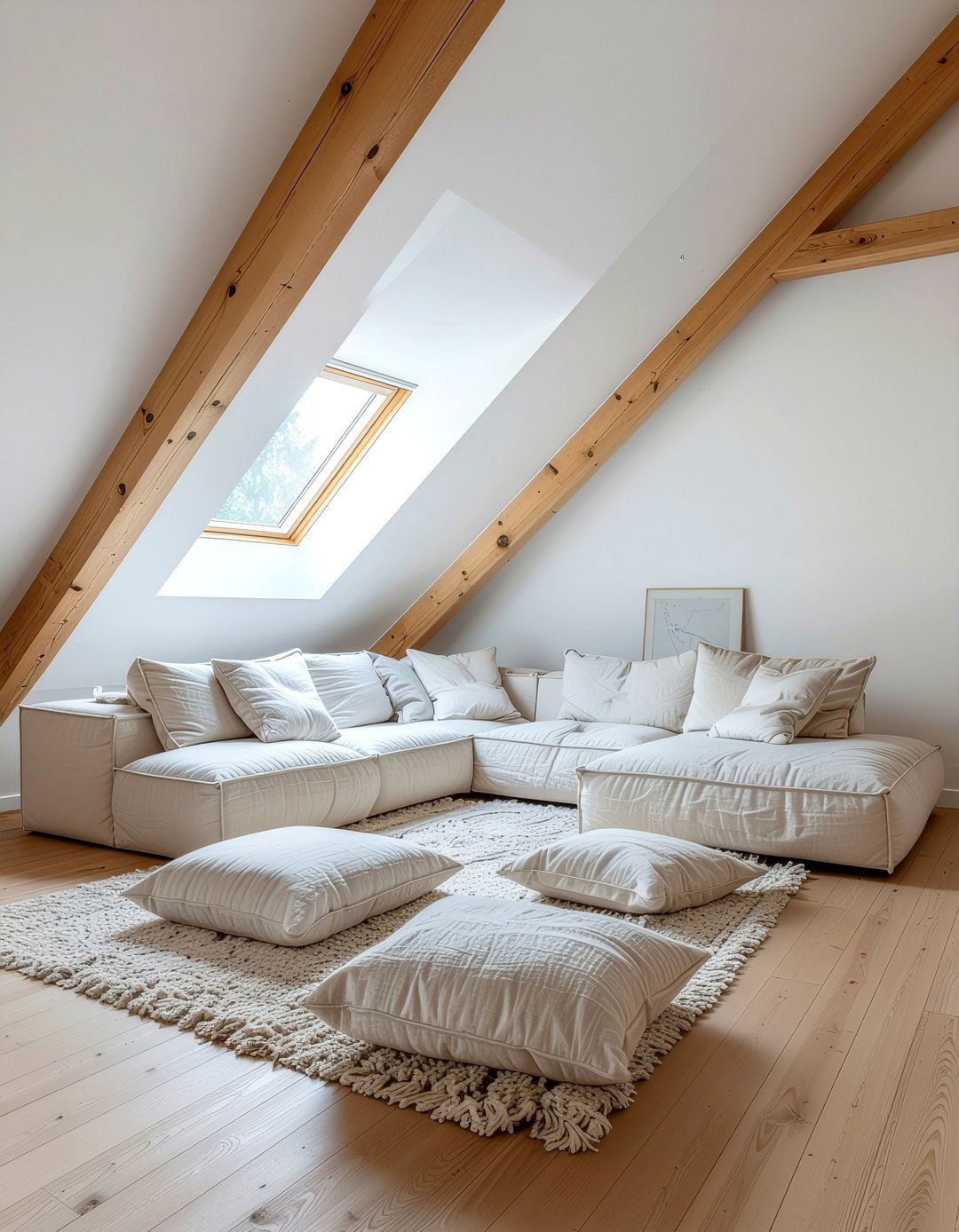 Attic Living Room - 30 bonus room living room ideas