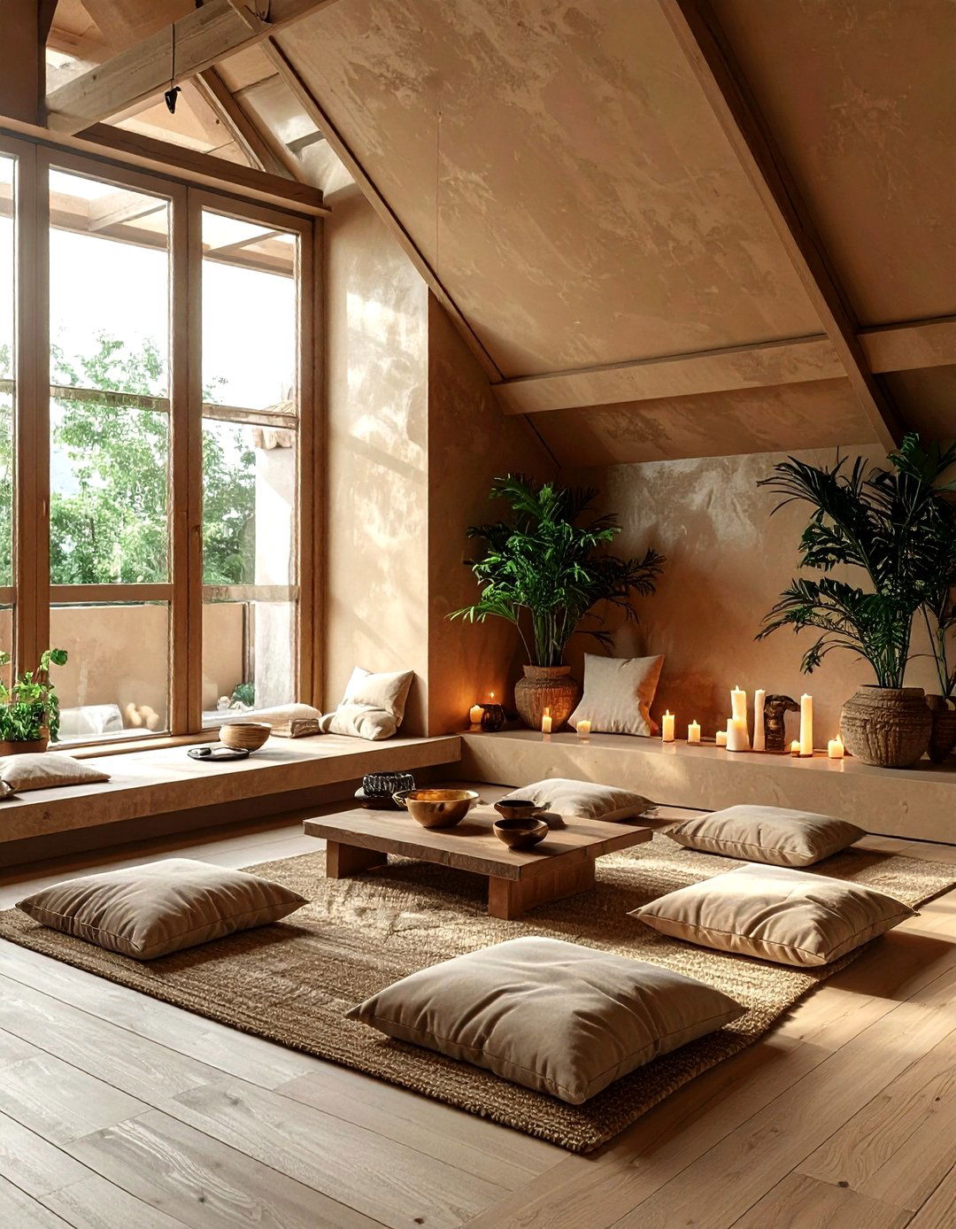 Attic Meditation Space - 30 attic decor ideas