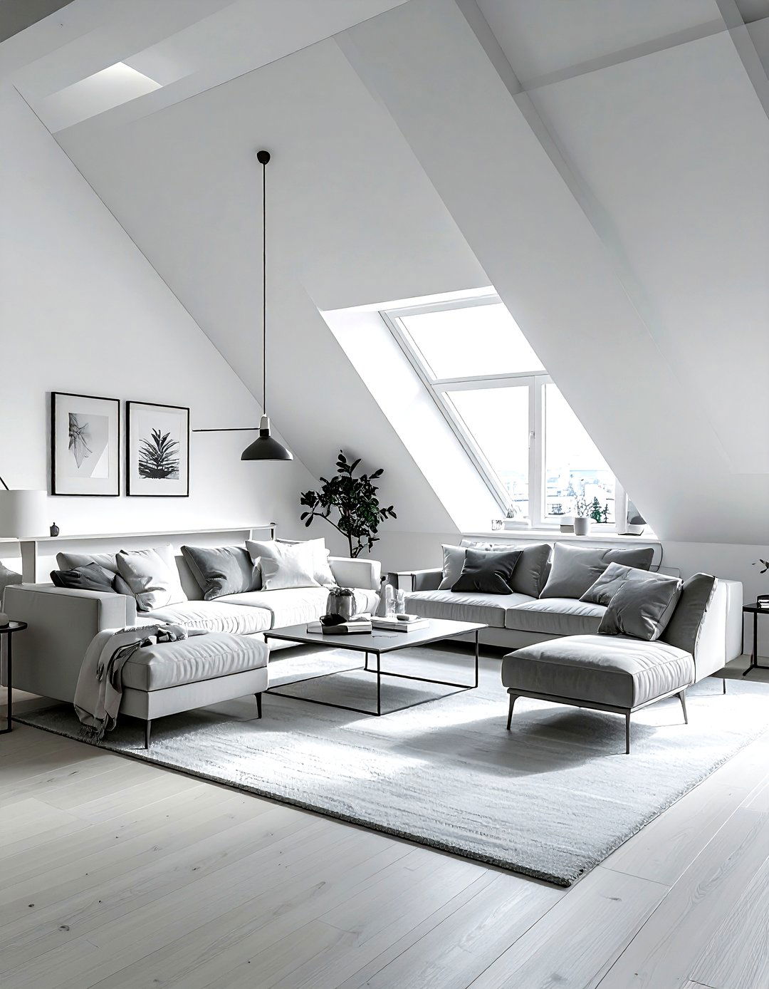 Attic Minimalist Loft - 30 attic decor ideas
