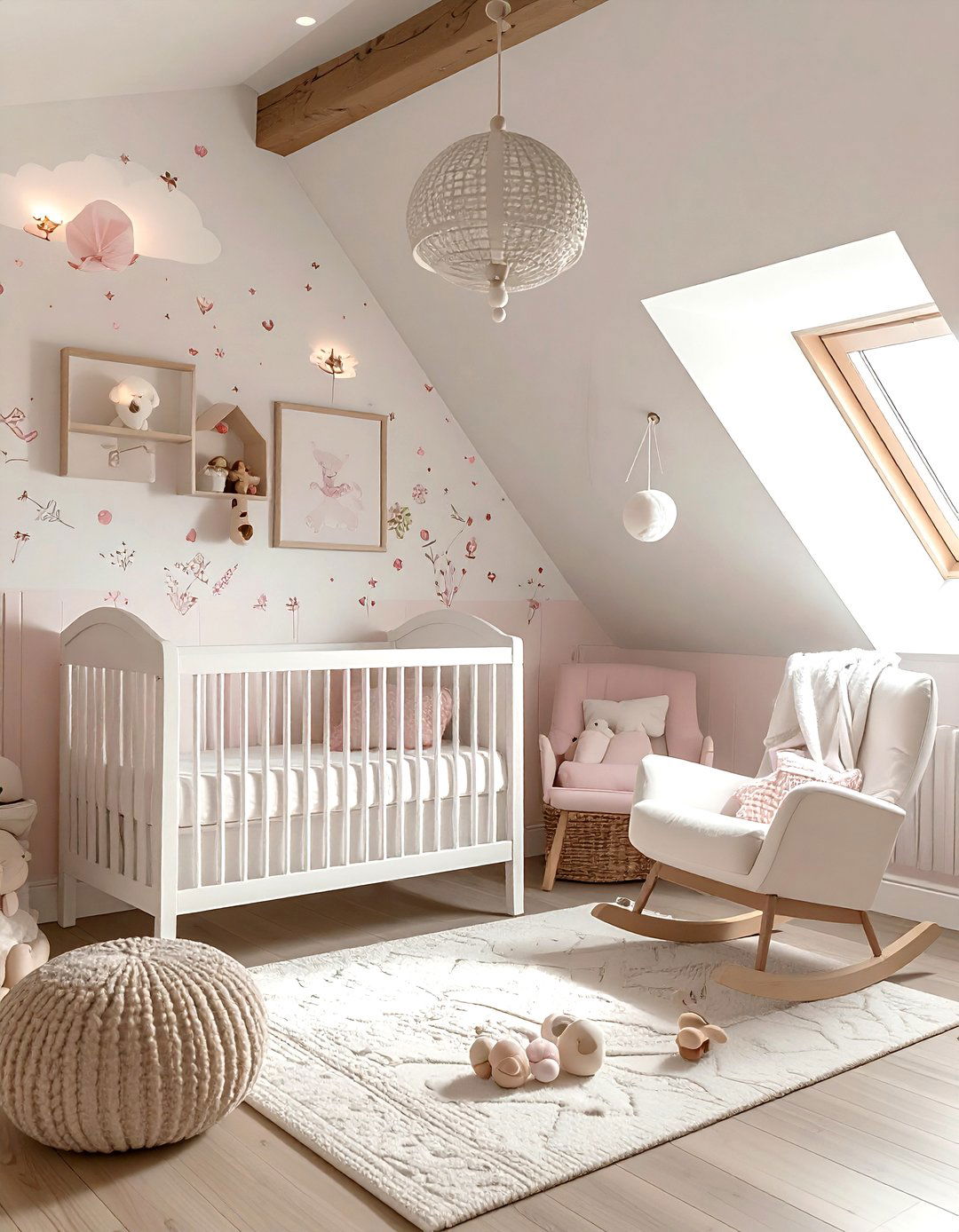Attic Nursery - 30 attic decor ideas