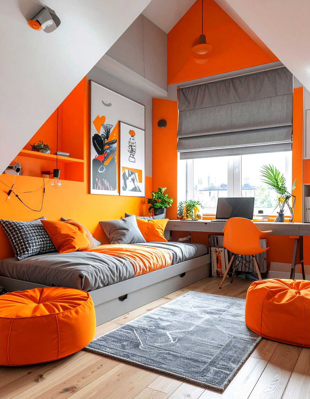 Attic Teen Retreat - 30 attic decor ideas