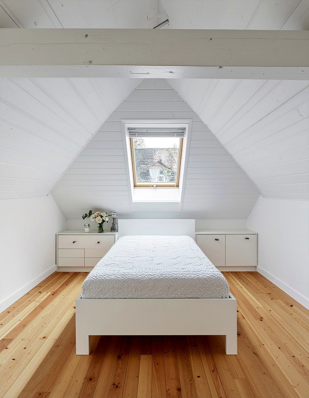 Attic White Bedroom - 30 all white bedroom ideas