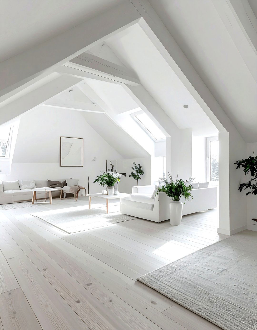 Attic White Paint - 30 attic decor ideas