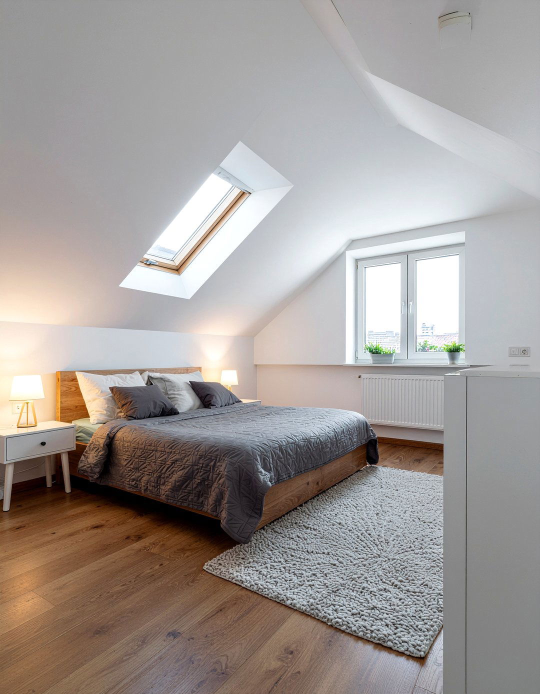 Attic bedroom - 30 bedroom makeover ideas