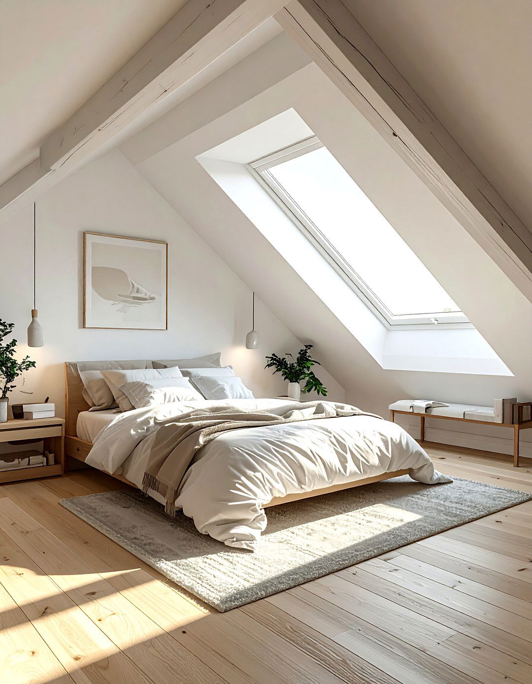 Attic bedroom - 30 bright bedroom ideas
