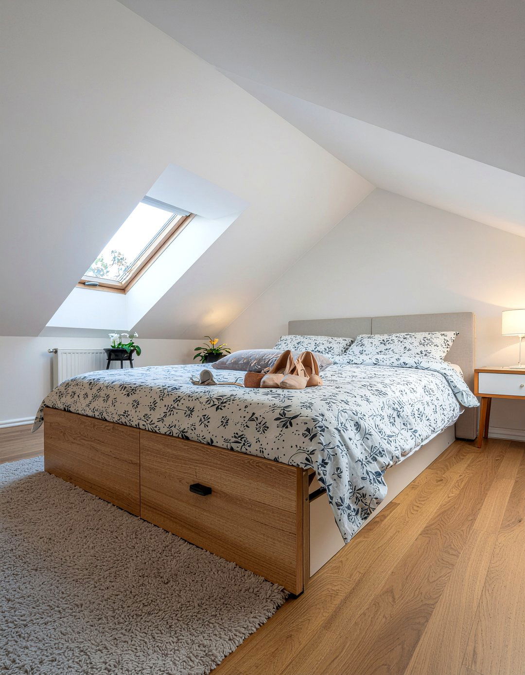 Attic bedroom half wall - 30 bedroom half wall ideas