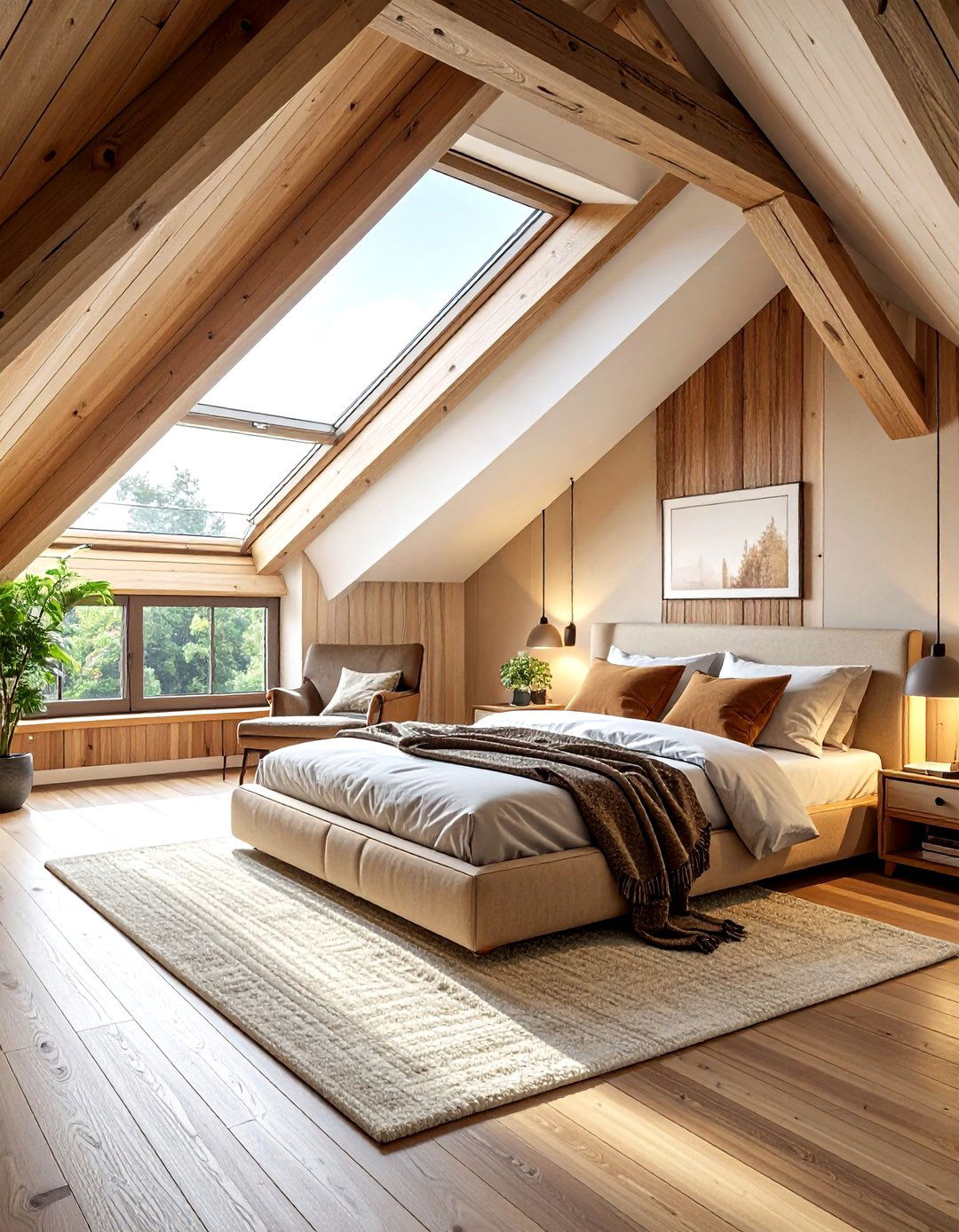 Attic bedroom suite - 30 townhouse bedroom ideas