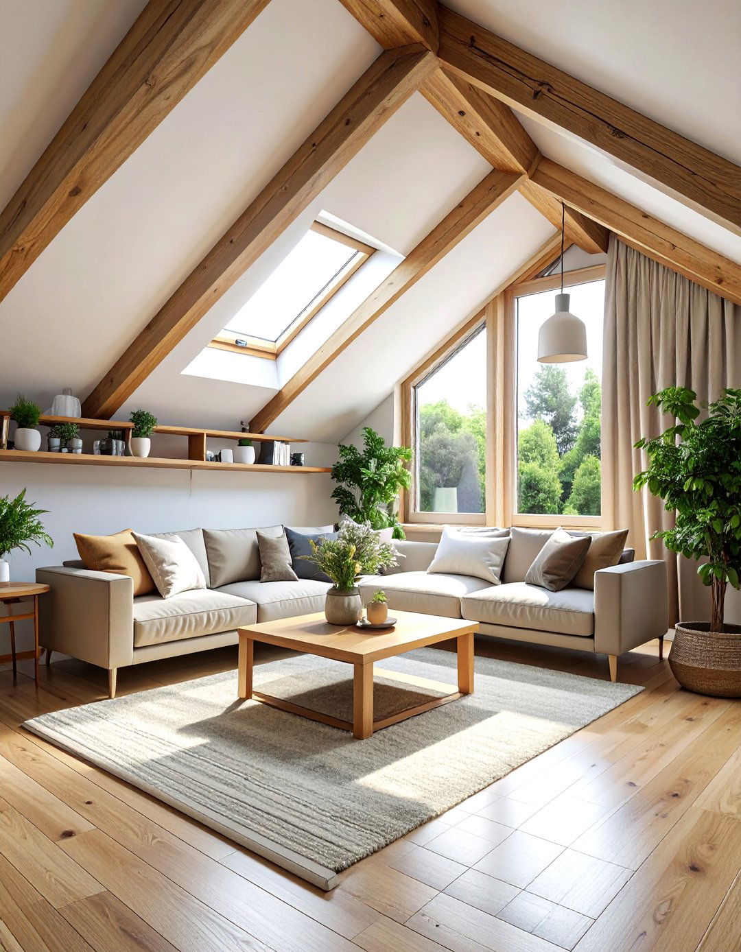 Attic living room conversion - 30 cozy living room settings
