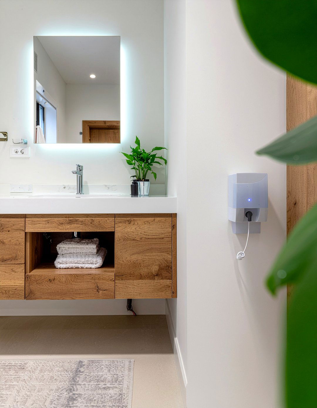 Automatic air freshener dispenser - 30 bathroom diffuser ideas