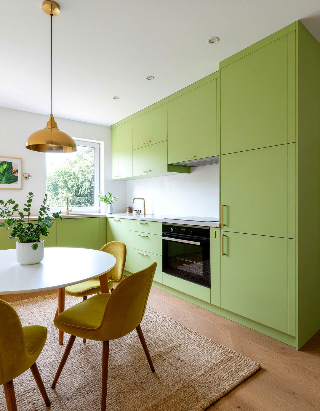 Avocado green kitchen cabinets - 30 green kitchen cabinet ideas