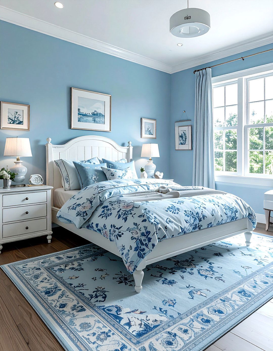 Baby Blue Bedroom - 30 blue bedroom decor ideas