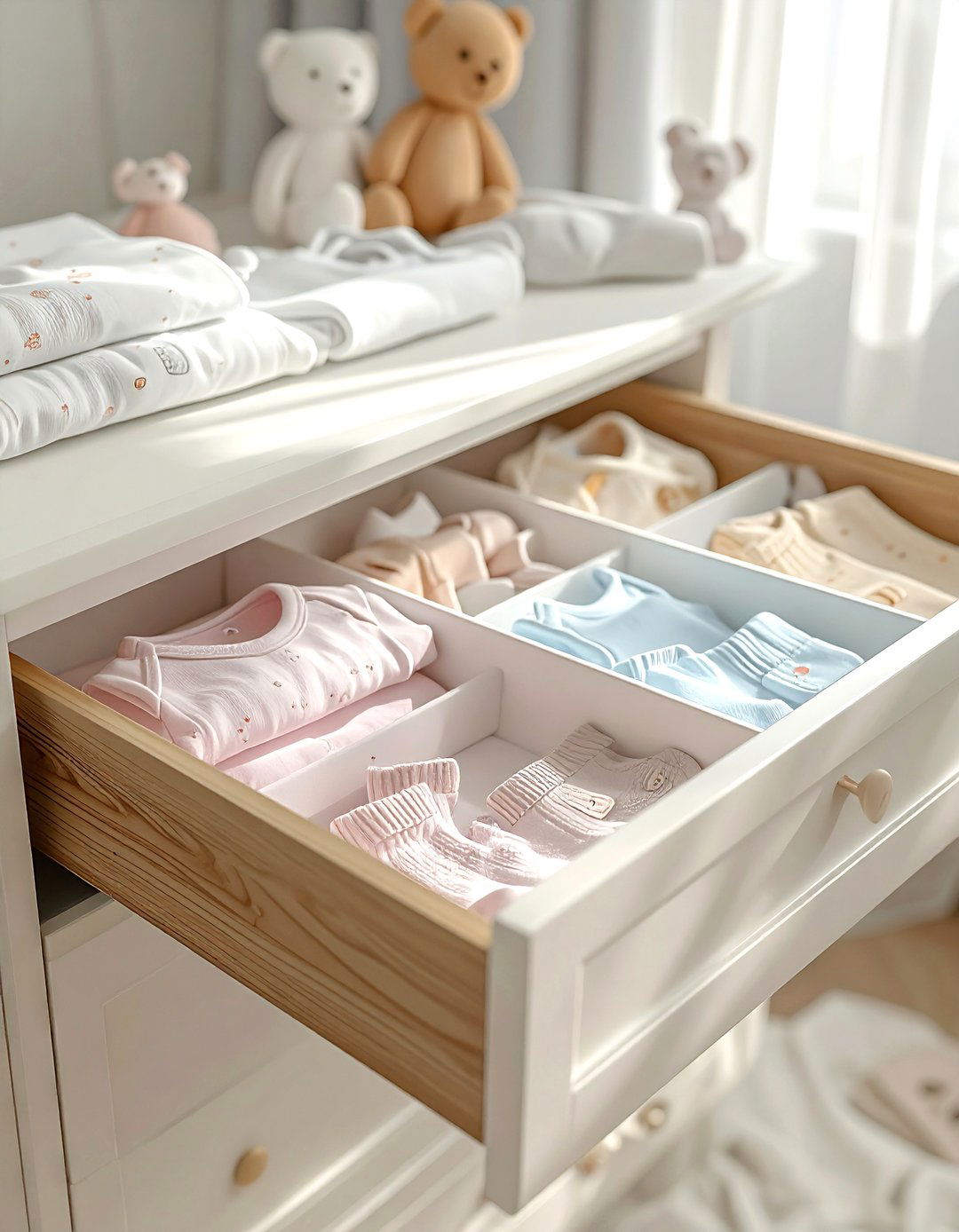Baby Clothes Dividers - 30 bedroom drawer organization ideas