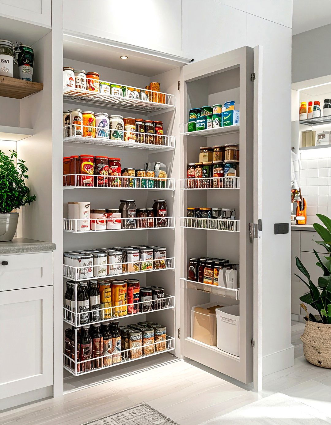 Back Of Door Pantry Rack - 30 kitchen storage solutions