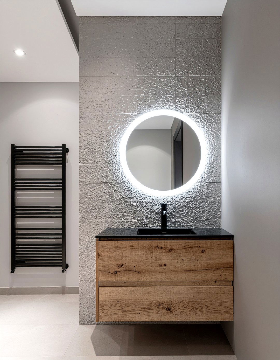 Backlit bathroom mirror - 30 hotel bathroom ideas