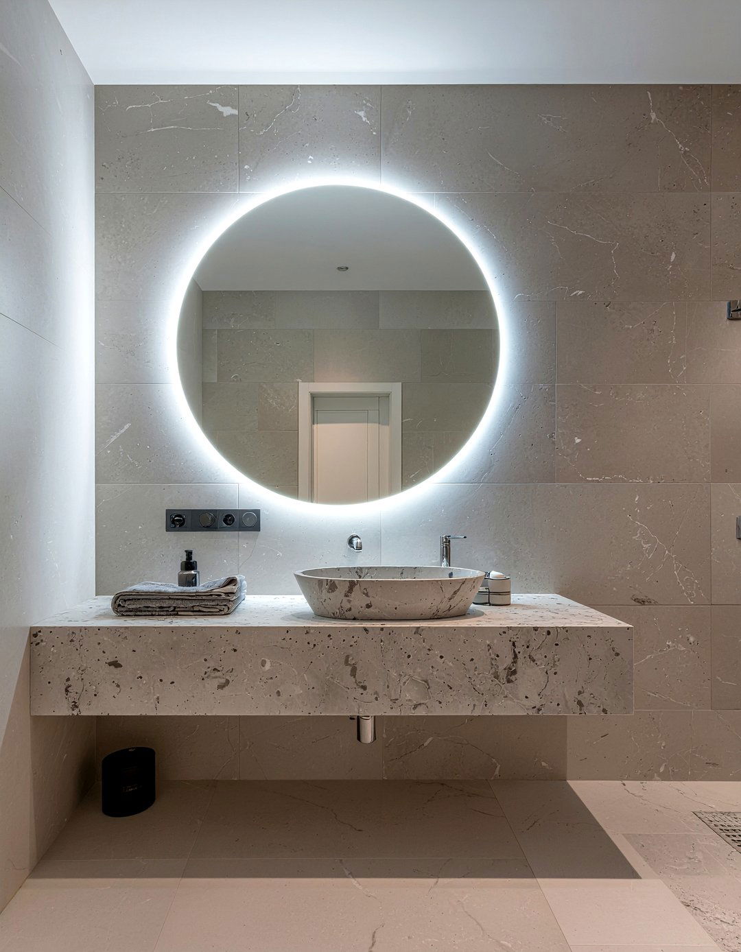Backlit bathroom mirror - 30 new home bathroom ideas