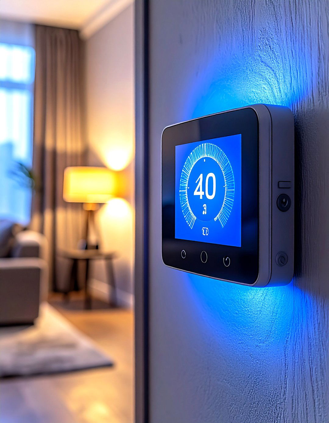 Backlit thermostat - 30 living room thermostats