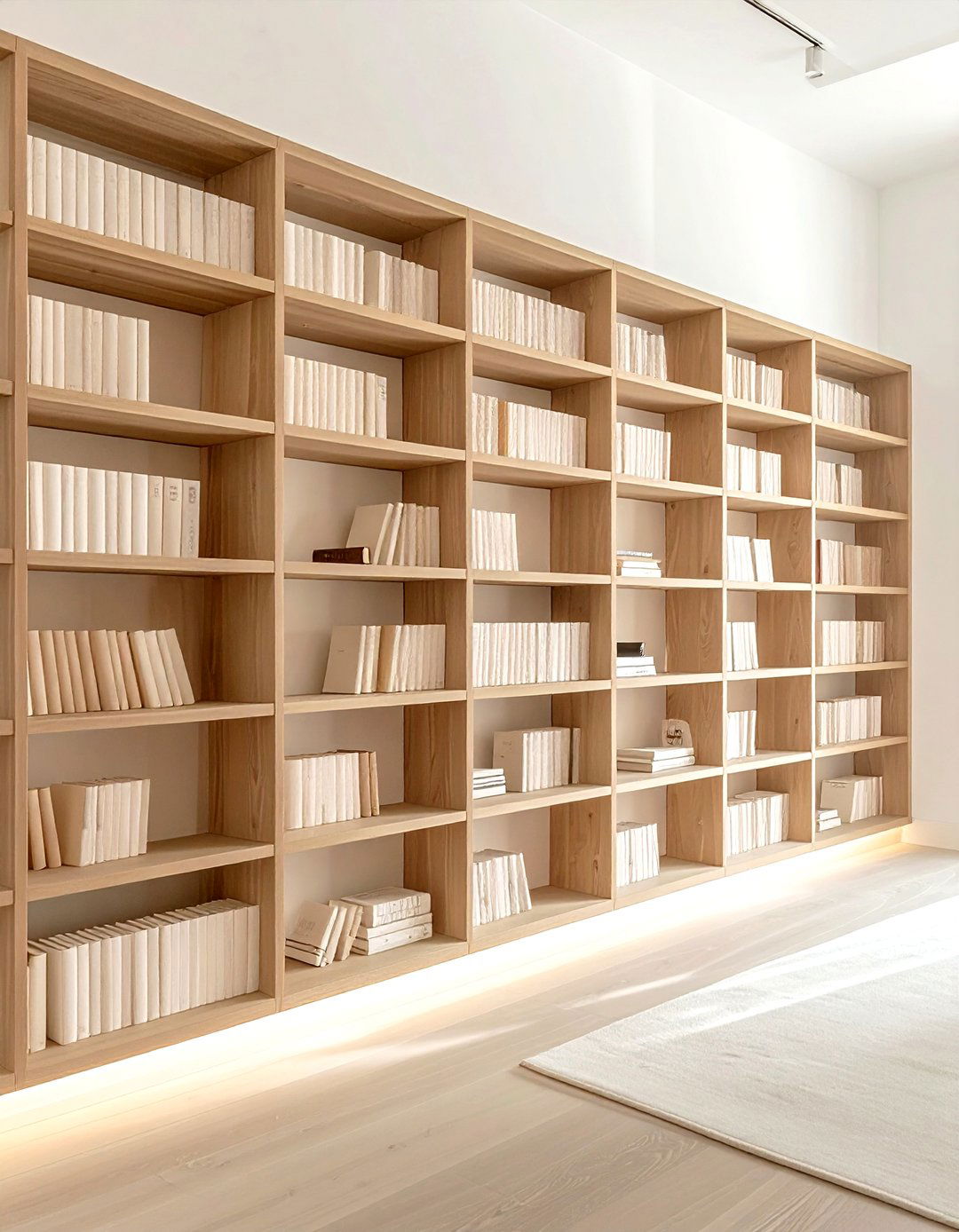 Backward book display - 30 book decor ideas