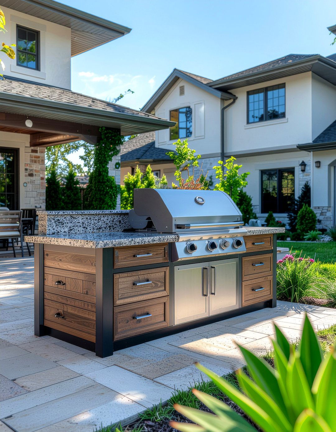 Backyard Grill Station - 30 outdoor kitchen ideas