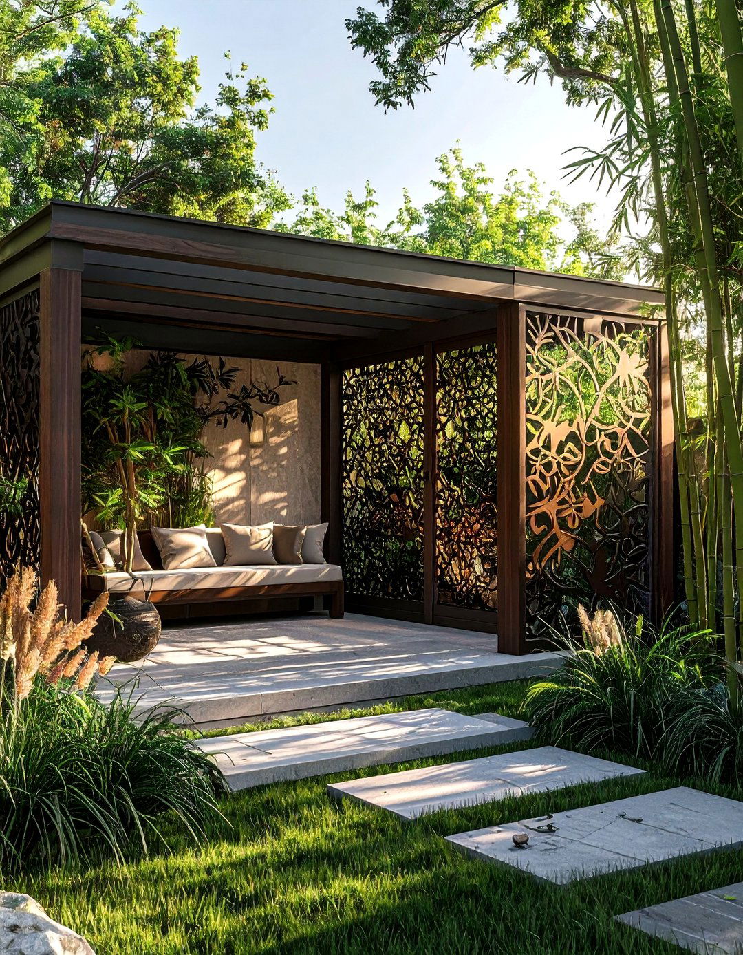 Backyard Privacy Screen - 30 outdoor decor ideas