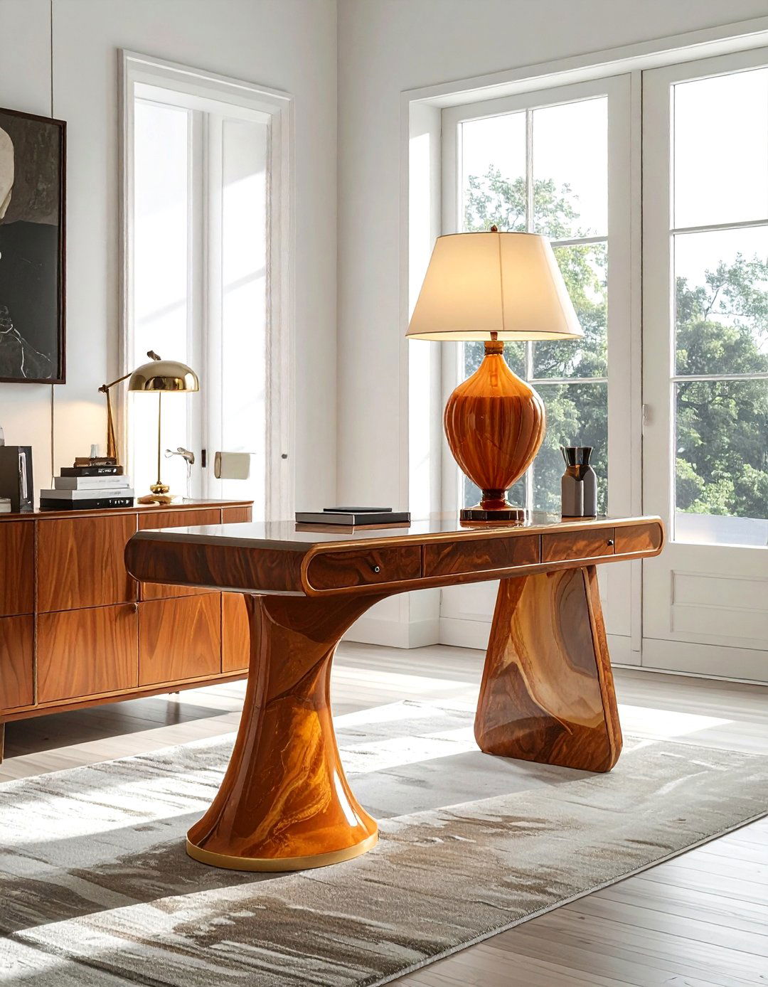 Bakelite Table Lamp - 30 vintage lamp ideas