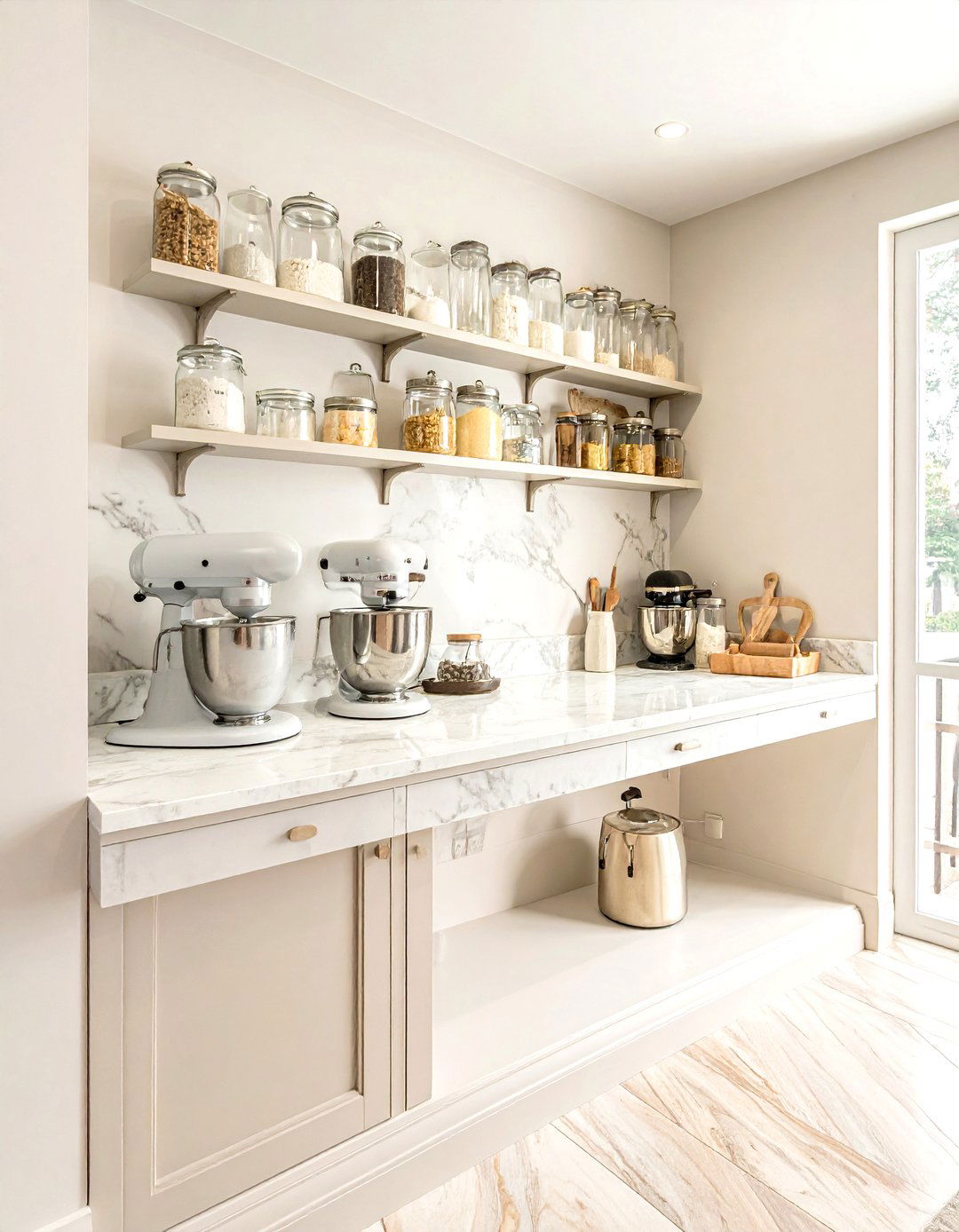 Baking Station - 30 kitchen alcove ideas