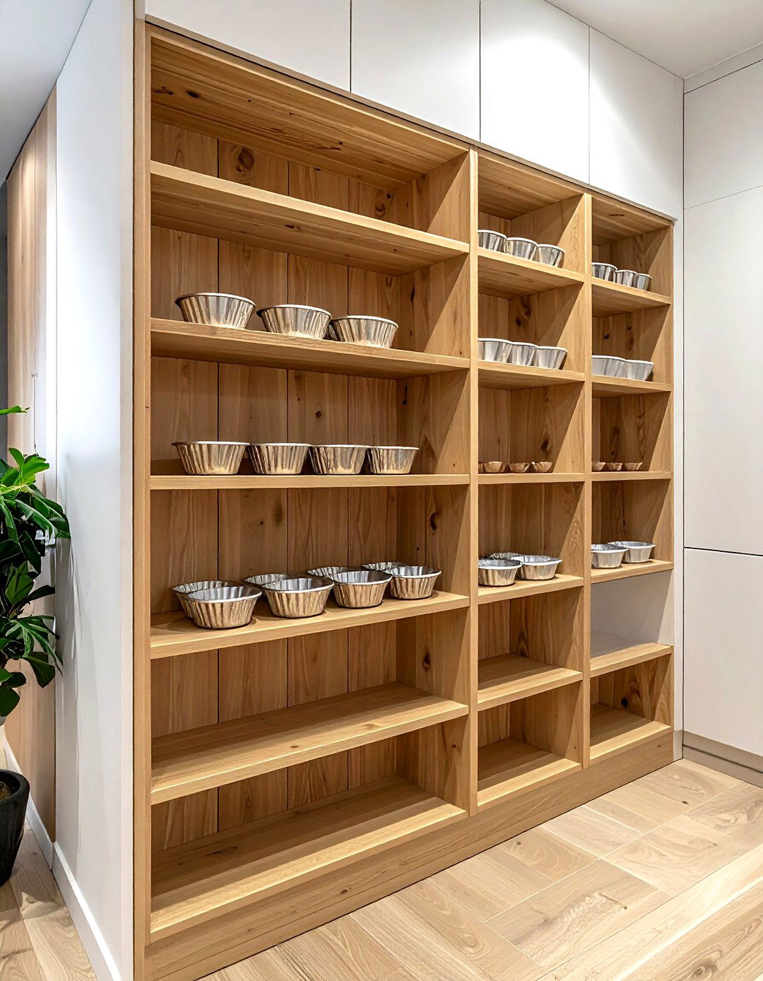 Baking sheet slot - 30 kitchen cabinet storage ideas