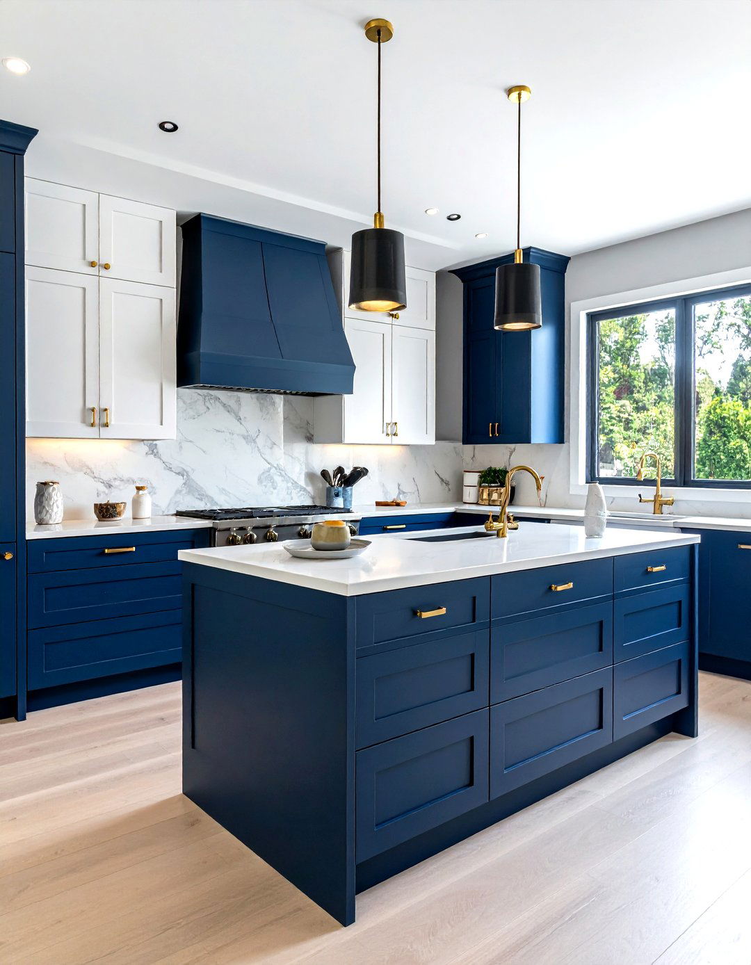 Balanced Color Palette - 30 symmetrical kitchen ideas