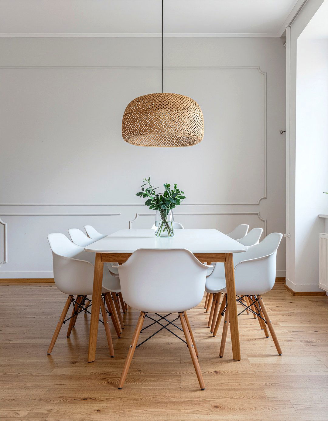Balanced Minimalist Dining Furniture - 30 dining room symmetry ideas