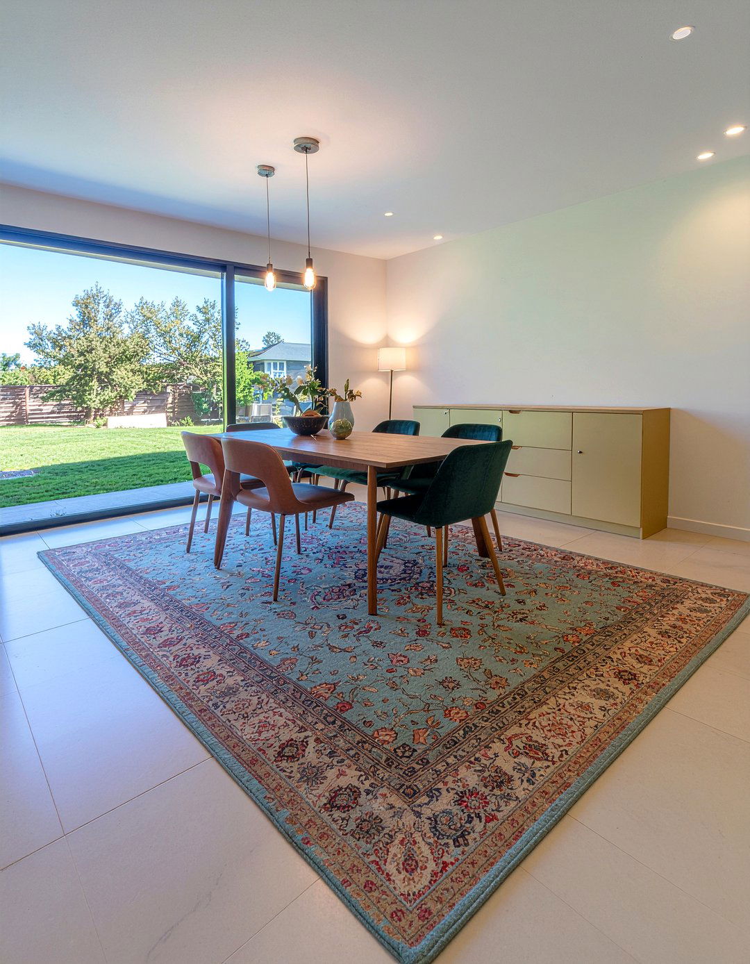 Balanced Open Concept Dining Space - 30 dining room symmetry ideas