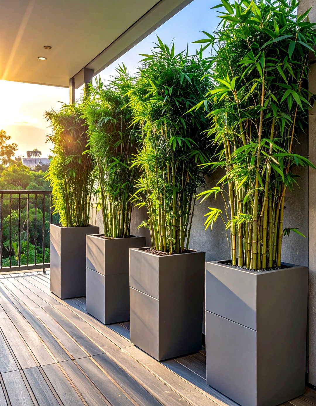 Balcony privacy plants - 30 small balcony ideas