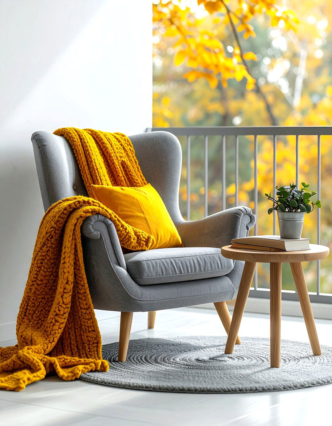 Balcony reading nook - 30 small balcony ideas