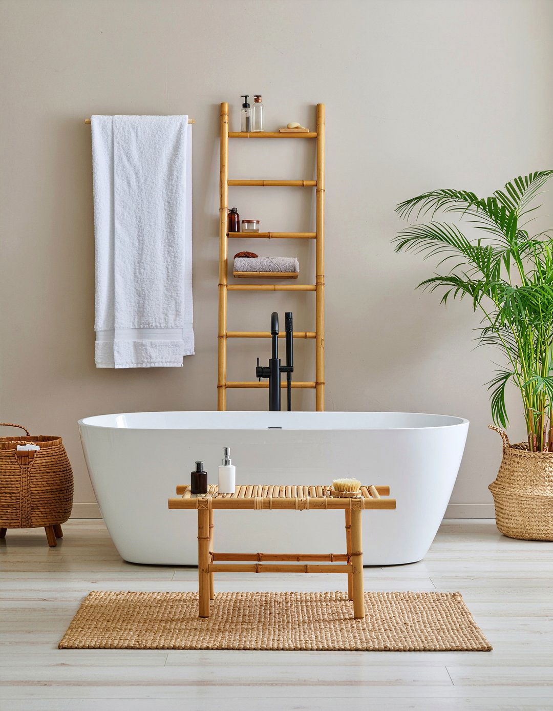 Bamboo Accessories - 30 jungle bathroom ideas